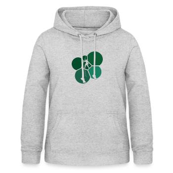 Kletterer Klettern Klettern - Frauen Hoodie - Hellgrau meliert - Vorne - AI Model Female 172 light (172cm)