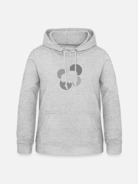 Bus Schulbus Schulbus - Frauen Hoodie - Hellgrau meliert