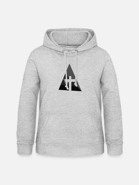Bibel Bibel Christ - Frauen Hoodie - Hellgrau meliert