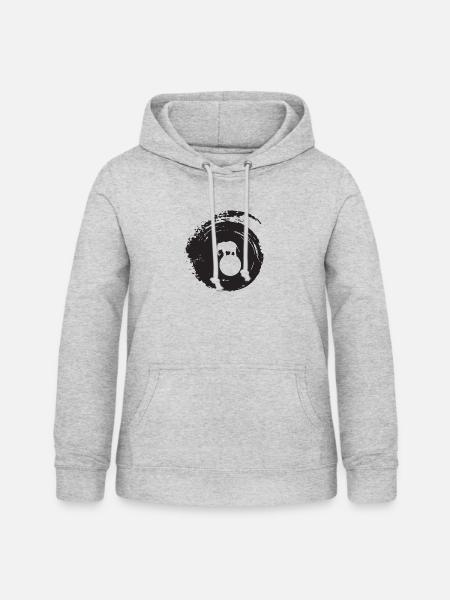 Elefant Akrobatik Elefant - Frauen Hoodie - Hellgrau meliert