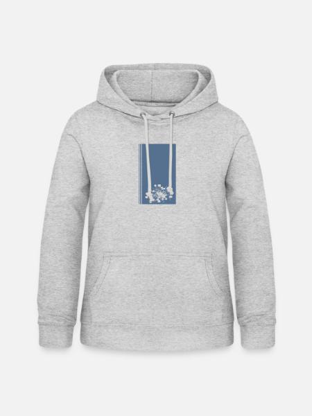 Crypto Bitcoin Crypto - Frauen Hoodie - Hellgrau meliert