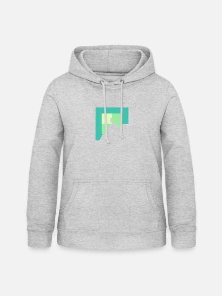 Klettern Alpen Kletterwand - Frauen Hoodie - Hellgrau meliert