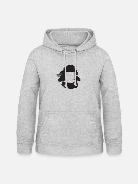 PC Internet Computerarbeit - Frauen Hoodie - Hellgrau meliert