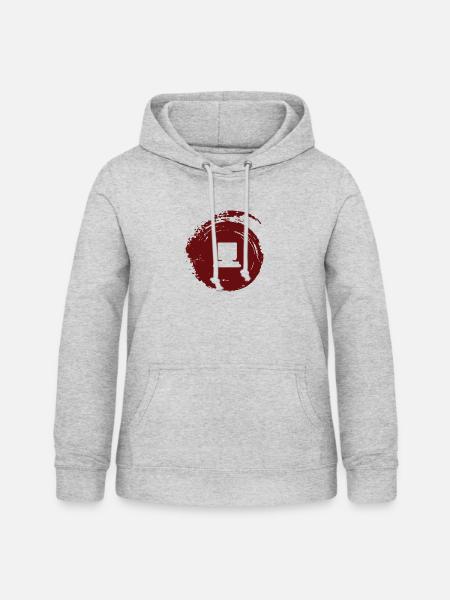 PC Gamer Computer - Frauen Hoodie - Hellgrau meliert
