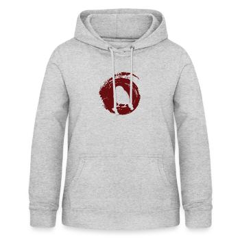 Vögel beobachten Vogel Abbildung Wellensittich - Frauen Hoodie - Hellgrau meliert - Vorne - AI Model Female 172 light (172cm)