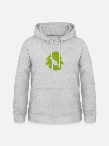 Märchen Fabelwesen Fabeltier - Frauen Hoodie - Hellgrau meliert