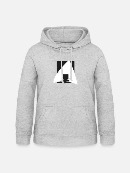 PC Tech Informatik - Frauen Hoodie - Hellgrau meliert