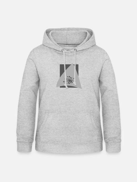 Cryptowährung Coin Cryptocurrency - Frauen Hoodie - Hellgrau meliert