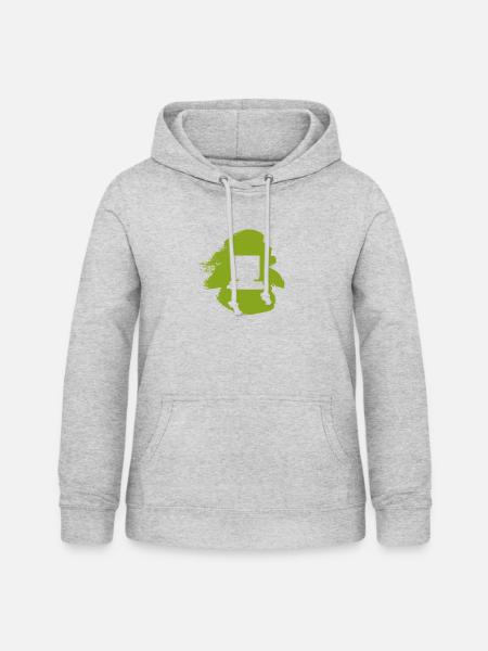 PC Computerarbeit Tech - Frauen Hoodie - Hellgrau meliert