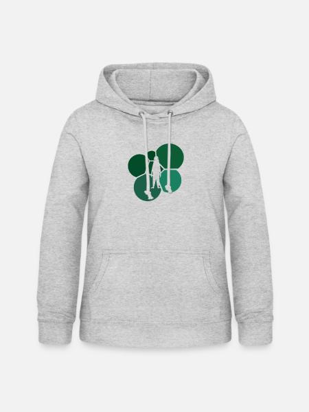 Fabelwesen Fabel Fabel - Frauen Hoodie - Hellgrau meliert
