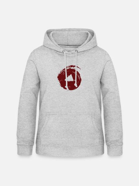 Haus Modern Modern - Frauen Hoodie - Hellgrau meliert