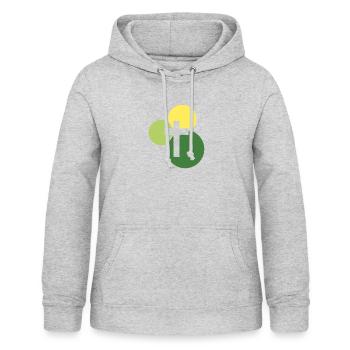 Bibelvers Christlich Bibel - Frauen Hoodie - Hellgrau meliert - Vorne - AI Model Female 172 light (172cm)