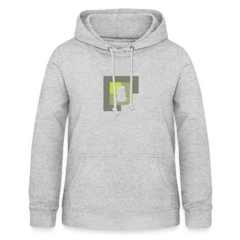 Backpacker Wanderung Pilger - Frauen Hoodie - Hellgrau meliert - Vorne - AI Model Female 172 light (172cm)