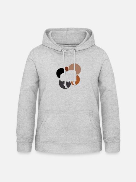 Bus Schulbus Öffentliche Verkehrsmittel - Frauen Hoodie - Hellgrau meliert