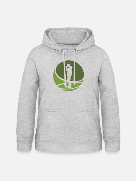 Streetmind Beatboxing - Frauen Hoodie - Hellgrau meliert