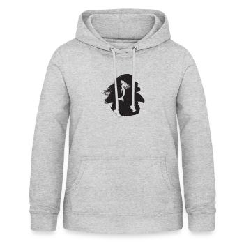 Créature mythique Marina - Sweat à capuche Femme - gris clair chiné - Devant - AI Model Female 172 light (172cm)