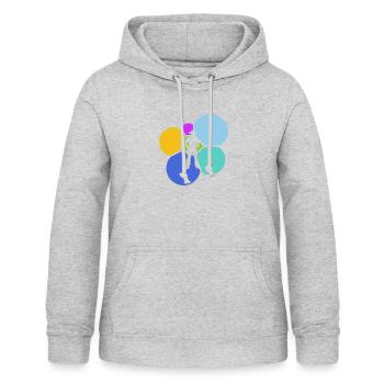 Cowboy Ranch Rodeo - Frauen Hoodie - Hellgrau meliert - Vorne - AI Model Female 172 light (172cm)