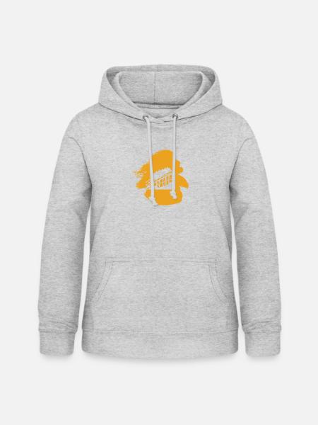 Rummel Lukas Achterbahn - Frauen Hoodie - Hellgrau meliert