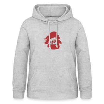 Riesenrad Rummel rollercoaster - Frauen Hoodie - Hellgrau meliert - Vorne - AI Model Female 172 light (172cm)