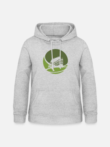 Rummel Achterbahn - Frauen Hoodie - Hellgrau meliert