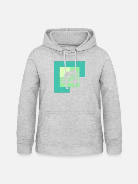 Achterbahn Rummel Festzelt - Frauen Hoodie - Hellgrau meliert