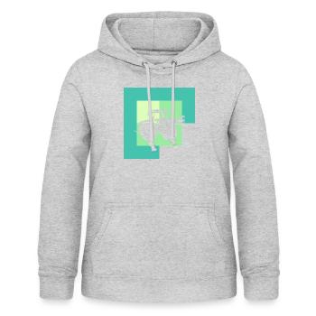Bauer Ranch Landwirtschaft - Frauen Hoodie - Hellgrau meliert - Vorne - AI Model Female 172 light (172cm)