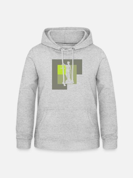 Anwalt Gericht Absatz - Frauen Hoodie - Hellgrau meliert