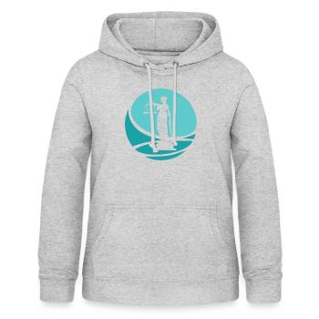 Lawyer Law - Women's Hoodie - light heather grey - Front - AI Model Female 172 light (172cm)