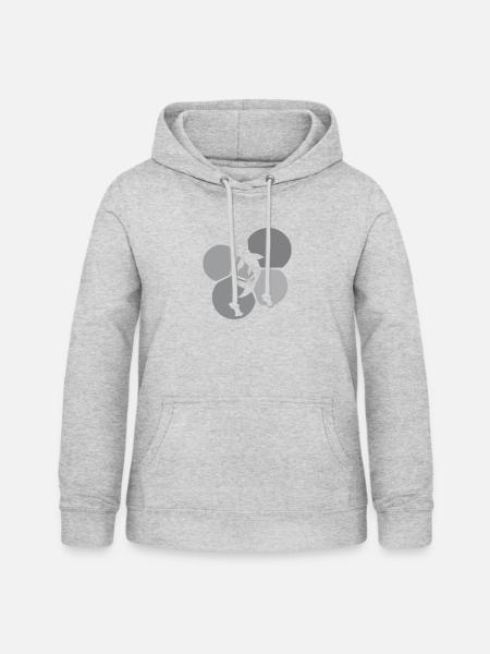 Koi Fisch Japan Teich - Frauen Hoodie - Hellgrau meliert