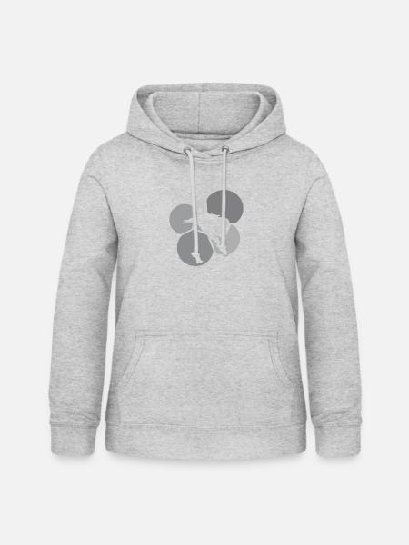 Wingsuit Base Jumping - Frauen Hoodie - Hellgrau meliert
