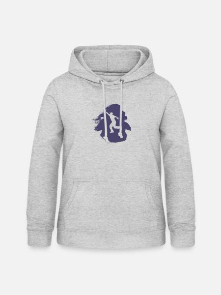 Regeln Säcke Turnier - Frauen Hoodie - Hellgrau meliert