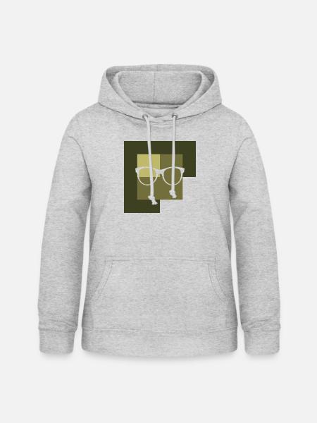Leseratte Bildung Writing - Frauen Hoodie - Hellgrau meliert