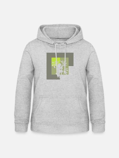 Faultier Rest - Frauen Hoodie - Hellgrau meliert