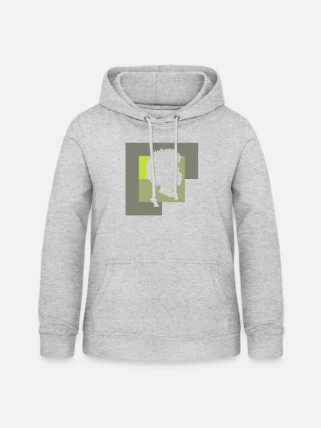 Groove Soul - Frauen Hoodie - Hellgrau meliert