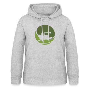 Bauer - Frauen Hoodie - Hellgrau meliert - Vorne - AI Model Female 172 light (172cm)