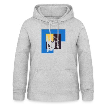 Faul Entspannen - Frauen Hoodie - Hellgrau meliert - Vorne - AI Model Female 172 light (172cm)