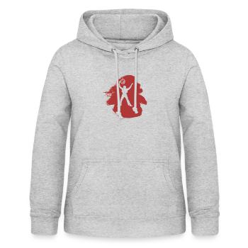 Disco Partymonster Party - Frauen Hoodie - Hellgrau meliert - Vorne - AI Model Female 172 light (172cm)