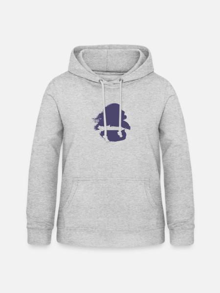 Driften Renner - Frauen Hoodie - Hellgrau meliert