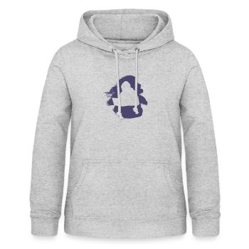 Informatiker Hacken Computerfreak - Frauen Hoodie - Hellgrau meliert - Vorne - AI Model Female 172 light (172cm)