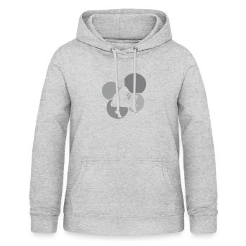 Informatiker Hacker Computerfreak - Frauen Hoodie - Hellgrau meliert - Vorne - AI Model Female 172 light (172cm)