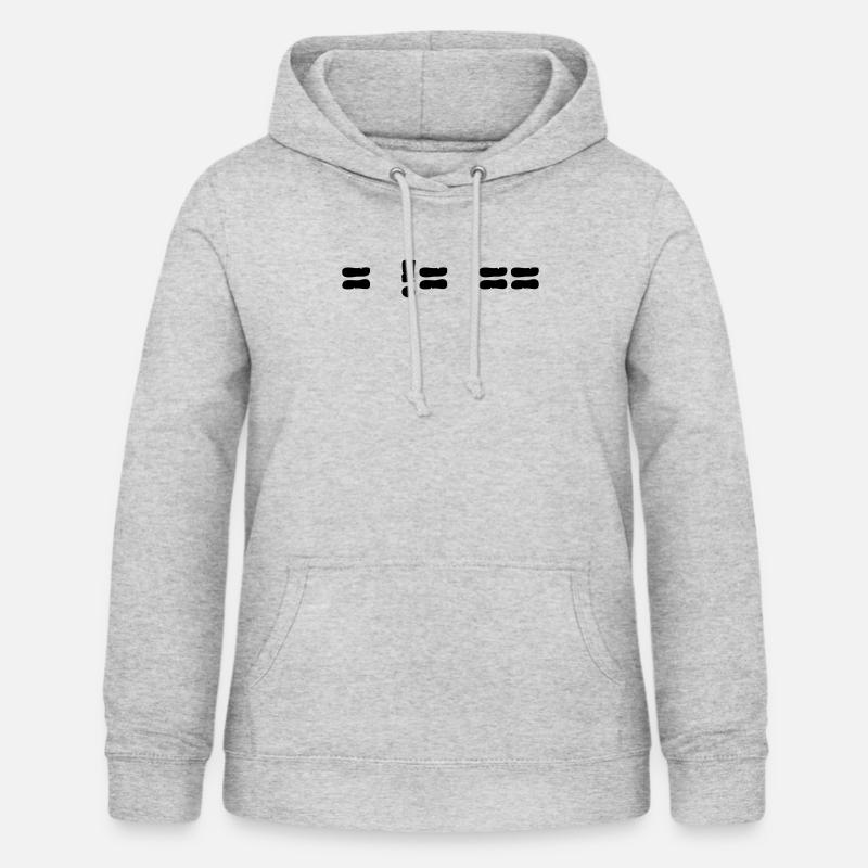 Pas d’égalité - Sweat à capuche Femme - gris clair chiné