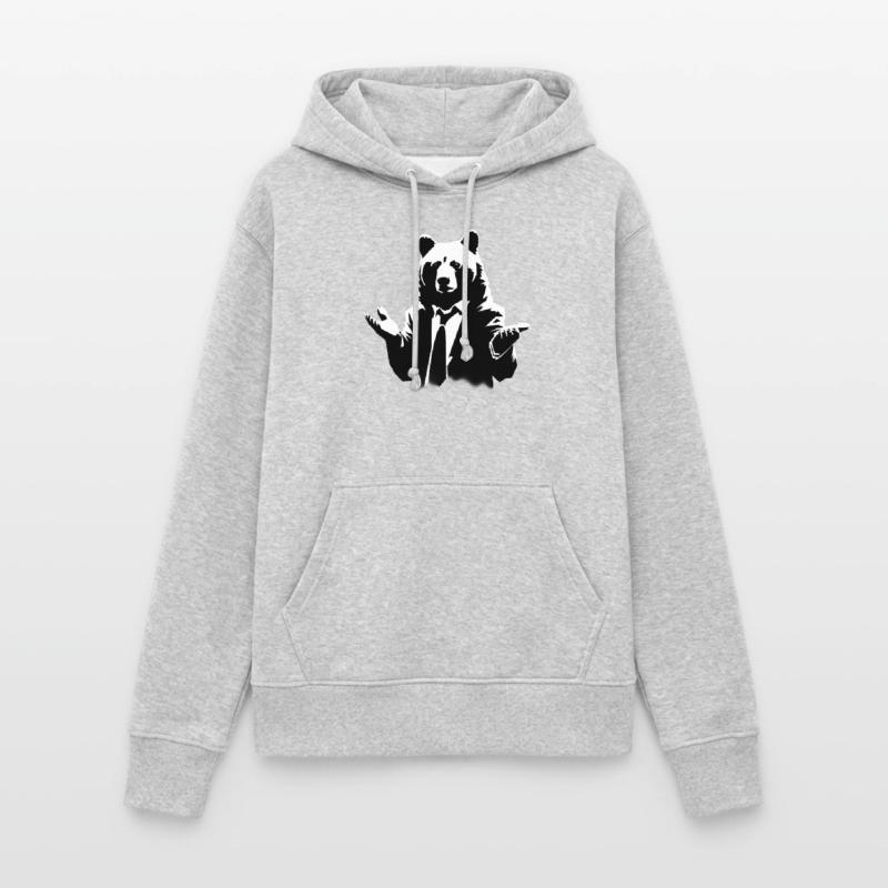 Explainer Bear can't explain it either Women's Hoodie