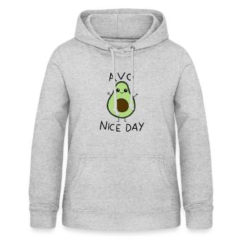 Avo Nice Day - Women's Hoodie - light heather grey - Front - AI Model Female 172 light (172cm)
