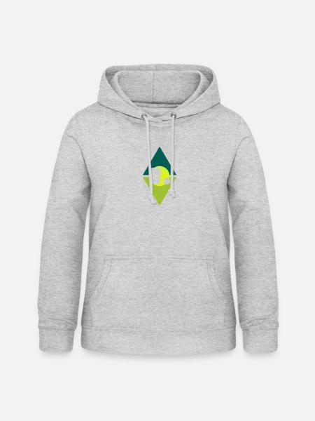Beerpong Bierflasche Beerpong - Frauen Hoodie - Hellgrau meliert