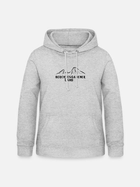 Berchtesgaden - Frauen Hoodie - Hellgrau meliert