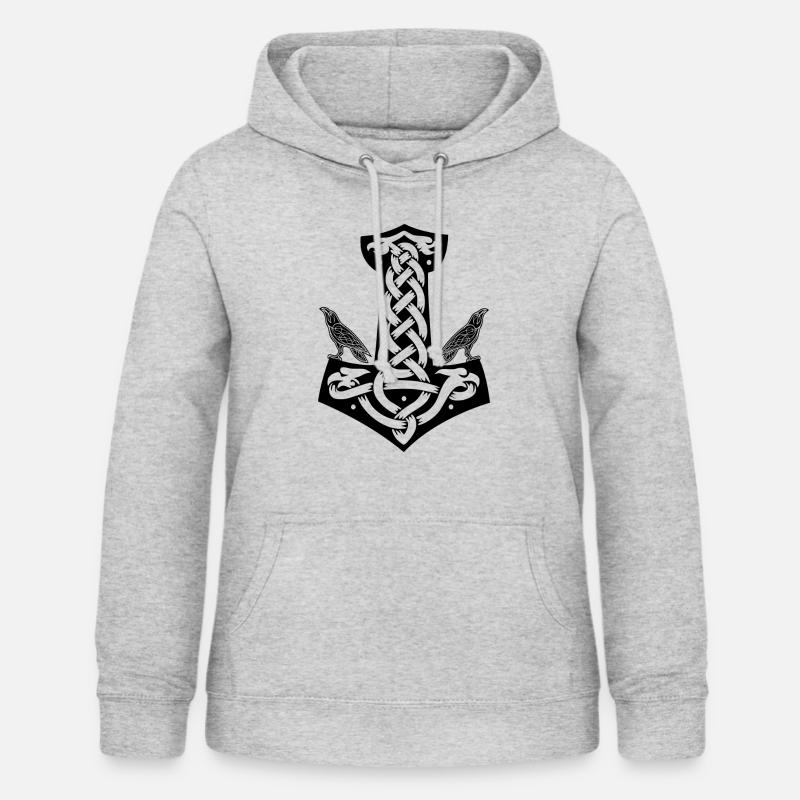 Mjölnir - Women's Hoodie - light heather grey