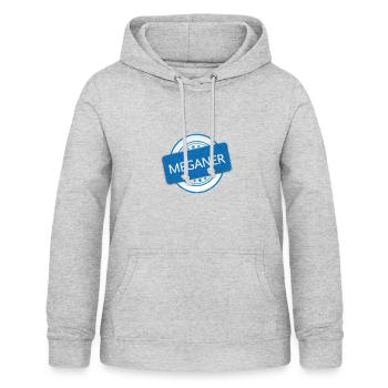 MEGANER - Fan Merch - Sweat à capuche Femme - gris clair chiné - Devant - AI Model Female 172 light (172cm)