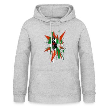 Basque surfing - Women's Hoodie - light heather grey - Front - AI Model Female 172 light (172cm)