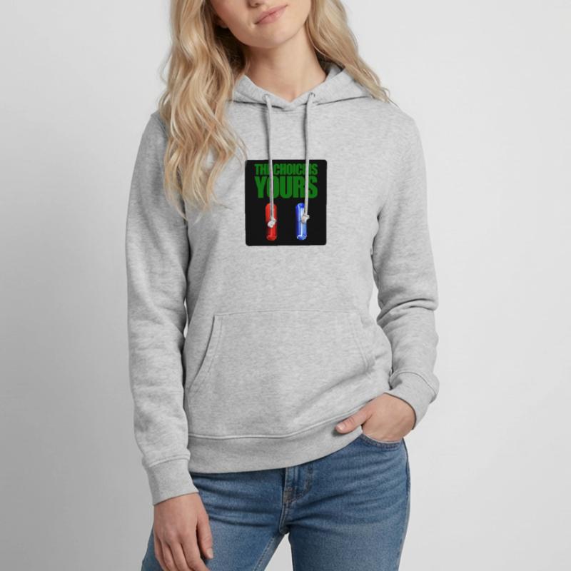 Matrix rote oder blaue Pille Frauen Hoodie