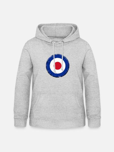 ROYAL AIR FORCE SYMBOL - Frauen Hoodie - Hellgrau meliert